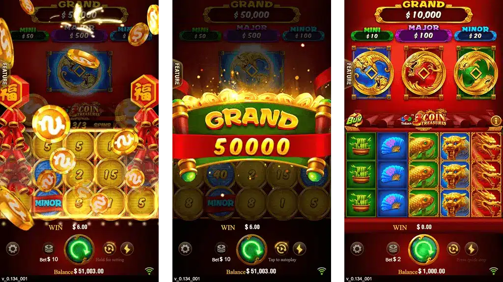 3 Coins Pb16 Bonus